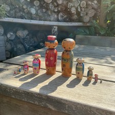 Old Vintage Japanese Carved