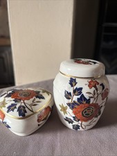 Royal Worcester Palissy Collection Ginger Jar & Heart Tricket Piece