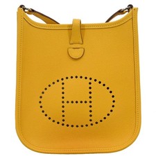 Hermes Jaune Epsom Evelyne TPM Shoulder Bag RB□H 186650