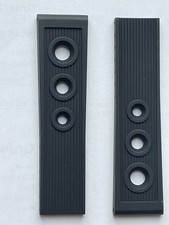 BREITLING 20-18mm Black Rubber Ocean Racer Watch Strap, Ref 202S, New (B519)