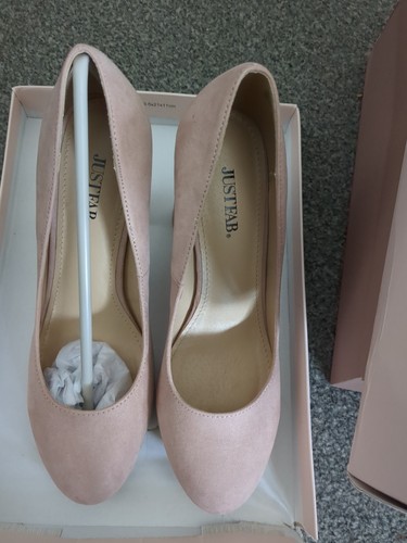 Dusty pink block - block, heel