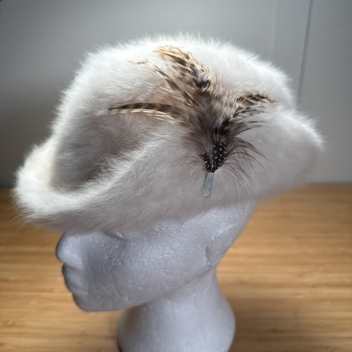 Vintage kangol angora mix hat - angora,
