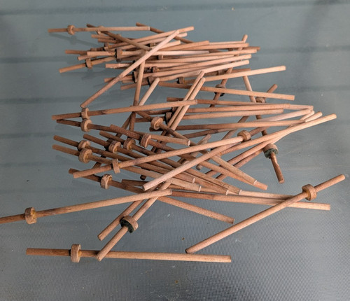 Set pitman rods - of,