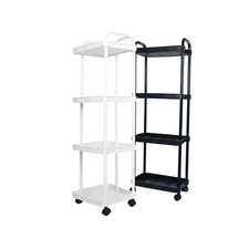 4 Tier Plastic Storage Trolley