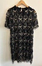 Zara Black Sequin Mini Dress