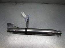 Motorcycle Exhaust End Can Classic Fishtail Pattern 720mm Lgth 46mm Dia Fix Hole