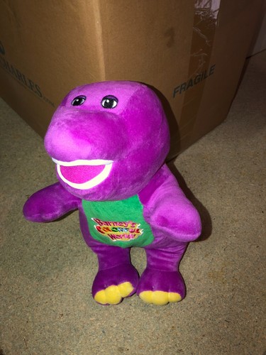 Barney plush colorful world - plush,