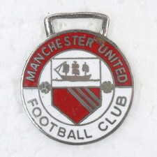 MANCHESTER UNITED FOOTBALL CLUB BADGE PENDANT ENAMELLED
