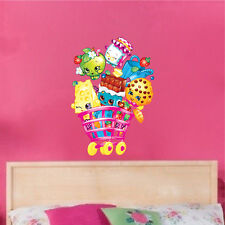 Girls Shopkins Bedroom Wall