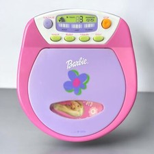 2000 Vintage Mattel Barbie "Sing With Me" Cd Player w/ Disc