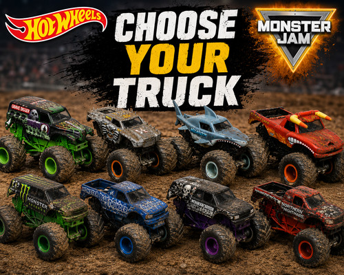 Used hot wheels monster jam - used,