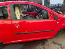 PEUGEOT 107 3DR 2005-2014 DOOR BARE (FRONT DRIVER SIDE) IN RED CODE KJH