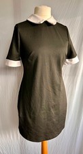 Papaya short black dress - short,