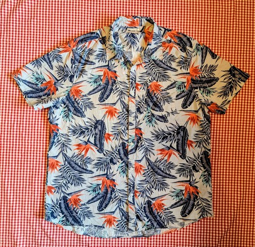 Blue hawaiian loud shirt - blue,