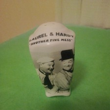 Laurel And Hardy Salt Shaker.