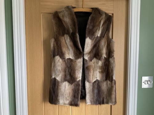 Vintage mink fur gillet size - vintage,