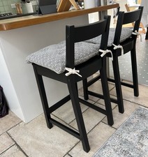 IKEA Bar Stool Pack of 2 Black