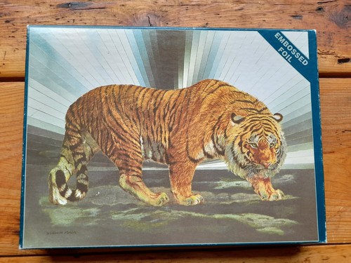 Embossed foil siberian - foil, tiger