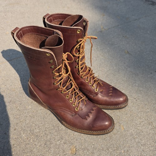 Vtg white hathorn mule - mule, brown