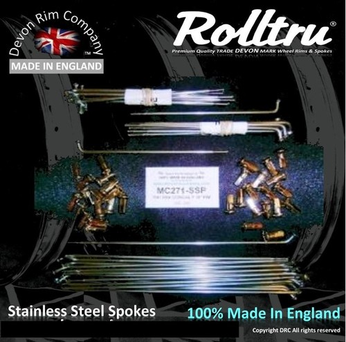 Mc271 ssp stainless spokes - stainless, 18"