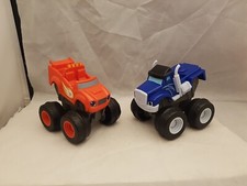 Blaze And The Monster Machines Crusher & Blaze Slam & Go Toy Car Bundle