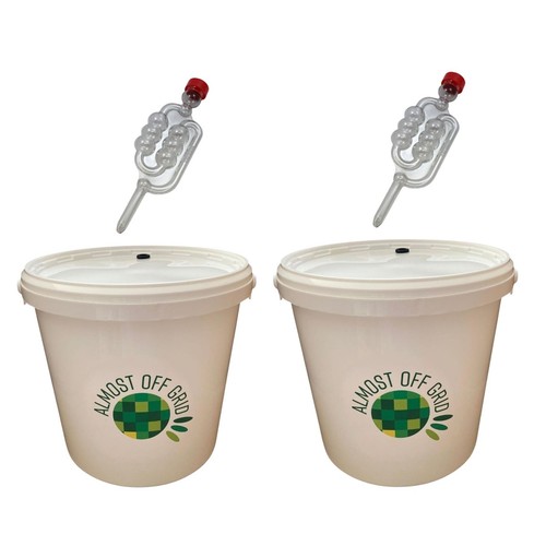Litre fermentation buckets - litre,