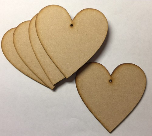 Wooden 60mm laser - cut, 3mm