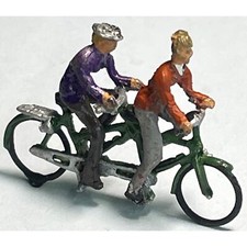 Tandem Bicycle and 2 riding