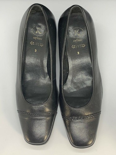Clarks softees black leather - clarks,
