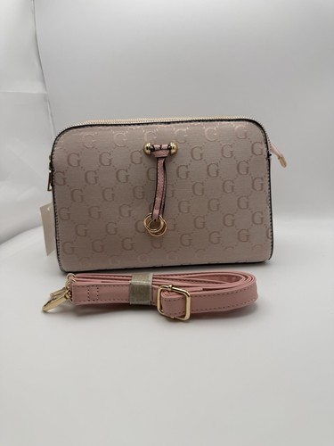 Rose gold triple zip cross - gold,