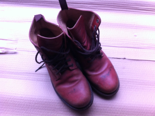 Hunter fleet leather boots - fleet,
