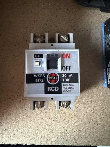 Wylex wses rcd 63a - rcd, 30ma