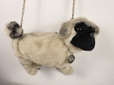 Fuzzy Nation Pug Purse Plush