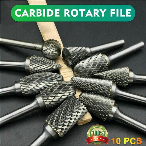 10pcs rotary burr - 10pcs, tungsten