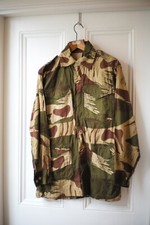 Vintage 80's Pakistani Brushstroke Camouflage Smock Jacket
