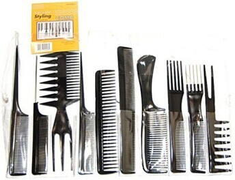 10pc professional hair - hair, comb