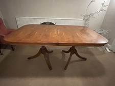 Twin pedestal dining table - twin,