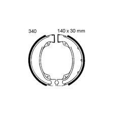 PAIR OF BRAKE JAWS EBC H340