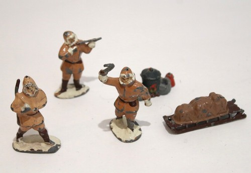 Lead toy eskimo inuit with