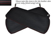 RED STITCHING 2X SUN VISORS