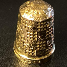 10ct Gold Thimble, 3.98g, Nice