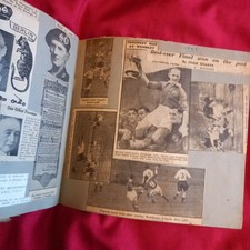 VINTAGE 1947 SCRAPBOOK, WITH