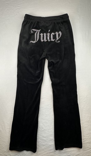 Juicy couture black velour - couture,