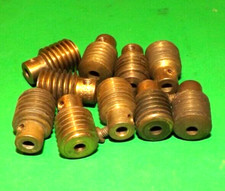 Meccano bulk pack of ten brass