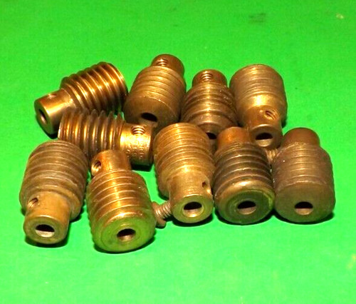 Meccano bulk pack - ten, brass