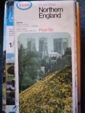 Zz9 ESSO ROAD MAP  No. 5  NORTHERN ENGLAND  VINTAGE