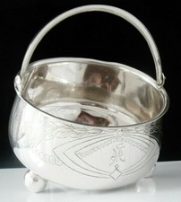 Silver Cauldron Sugar Bowl