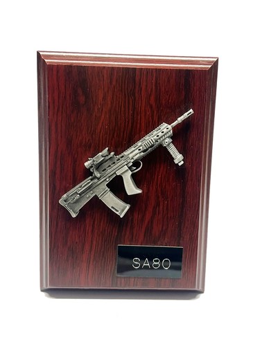 Sa80 rifle plaque in - sa80,