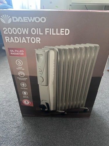 Daewoo oil filled radiator - daewoo,
