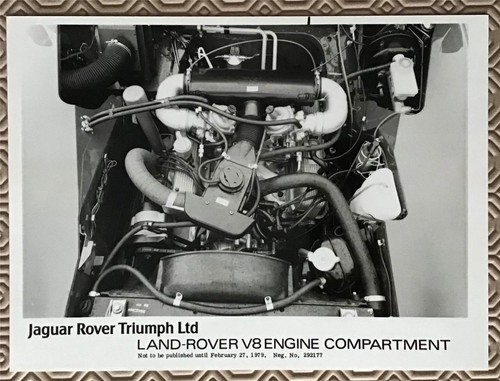 Land rover engine - rover, v8